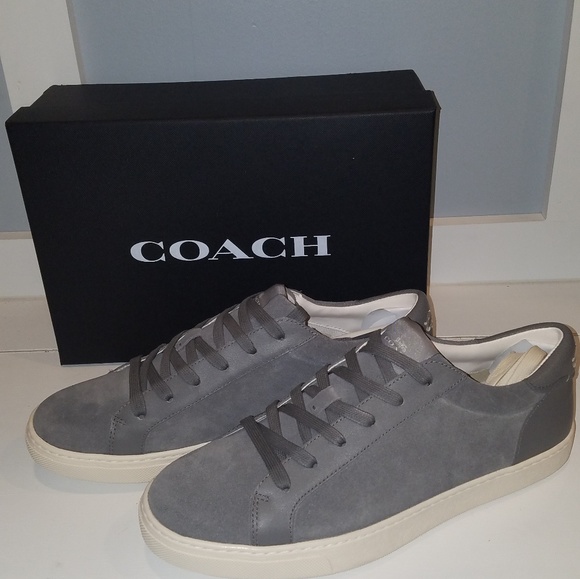 coach suede sneakers